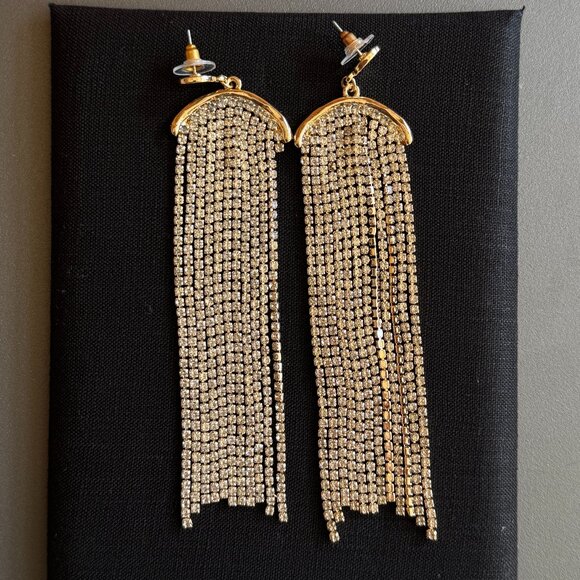 Mango Crystal Waterfall Earrings - Picture 5 of 9